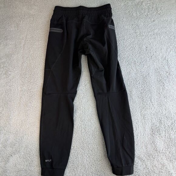 BYLT Elite Jogger Pants Mens Medium Black Performance Fitness Active Gym Workout - Picture 6 of 10